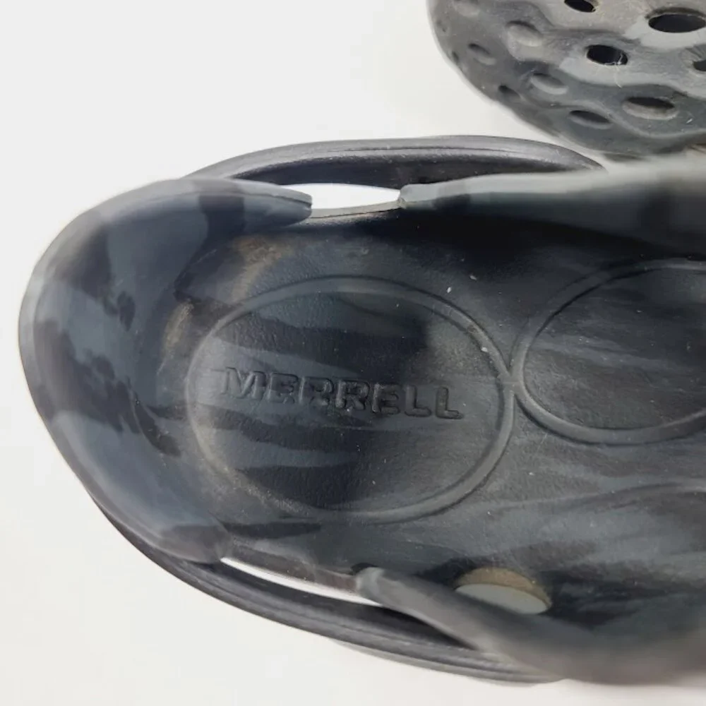 Merrell Boy's Black Hydro Moc Breathe Adjustable Slip-On‎ Casual Clogs Size 4